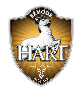 Exmoor Ales Hart pump clip