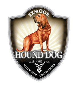 Exmoor Ales Hound Dog pump clip